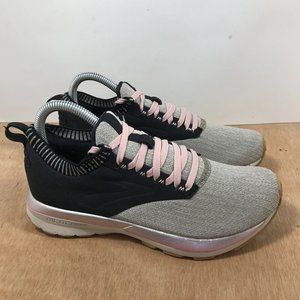 Brooks Womens  Ricochet Running Shoes White Purple Athletic Sneakers Size 7